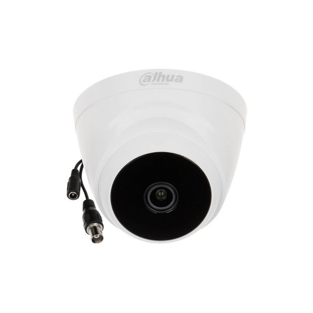Camara Dahua Domo, 4MP, Lente fijo 3,6mm, 4en1 (CVI/TVI/AHD/CVBS), DWDR, Smart IR20m, IP67, 12VDC.