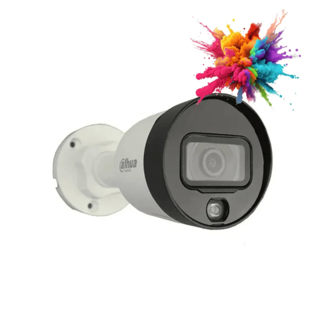 Cámara IP Dahua tipo Bala, Sensor de imagen CMOS de 2 MP 1/2,8, 2 MP a 25/30 fps, 265, IR 30 m, DWDR, 3D NR, HLC, BLC, marca de agua digital, ROI, SMART H,264+/H,265+, 12 VDC/PoE, IP67,Admite, Admite detección humana - Image 2