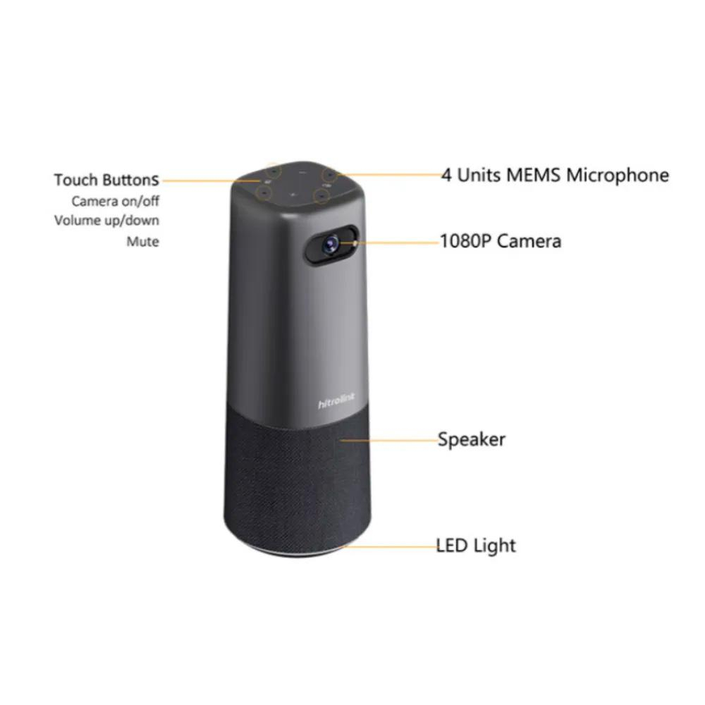 Cámara Dahua USB todo en uno 1080P,2MP / FHD a 30fps, gran angular de 100° reducción de ruido digital 3D,Procesamiento de voz multidimensional, presenta más naturaleza, voz abundante y clara,Algoritmo de matriz omnidireccional de 4 micrófonos, captación de sonido de 360° y 4mts (radio),Admite reducción de ruido AI/AEC/ANS/AGC; Suprima eficazmente - Image 3