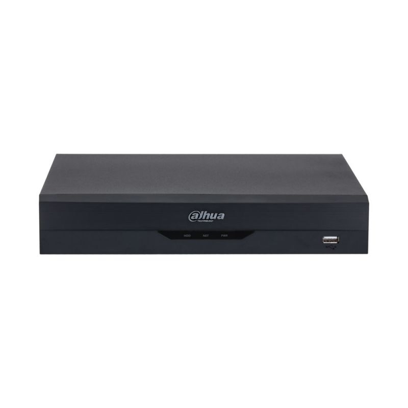 Grabador Dahua XVR, 16 canales, Reconocimiento Facial, Penta-brid (CVBS/HDCVI/AHD/TVI/IP), Audio In/Out, H265, 1 HDD Maximo 16TB (Disco duro no incluido)