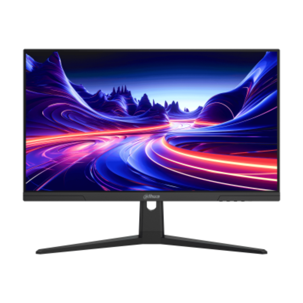 Monitor Dahua Gamer 25 panel IPS, FULL HD 1920 X 1080 16:9, Tiempo de .respuesta rápido de 0,5 ms 180 HZ sin borrosidad ni imágenes superpuestas (con OD), 1 × DP 1.4, 1 × HDMI 2.0, 1 × Salida de audio, Amplia gama de colores, 85 % NTSC, Satisface las necesidades de textura de imagen de los diseñadores y jugadores, Ángulo de visión extra amplio de
