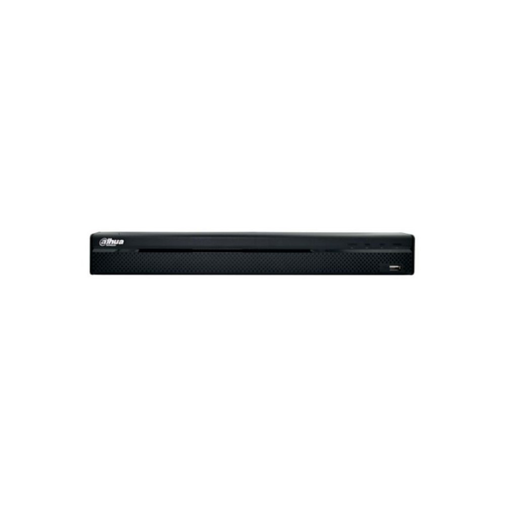 Grabador Dahua NVR, 16 Canales, Hasta 8mpx, H265+/H264+, 2HDD, 1 HDMI, 2 USB, 1 RJ45.
