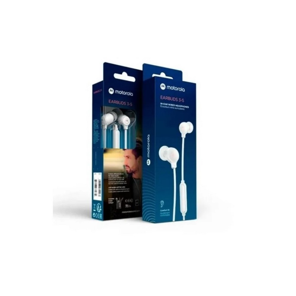 Audifono cable Earbuds 3s Blanco - Image 2
