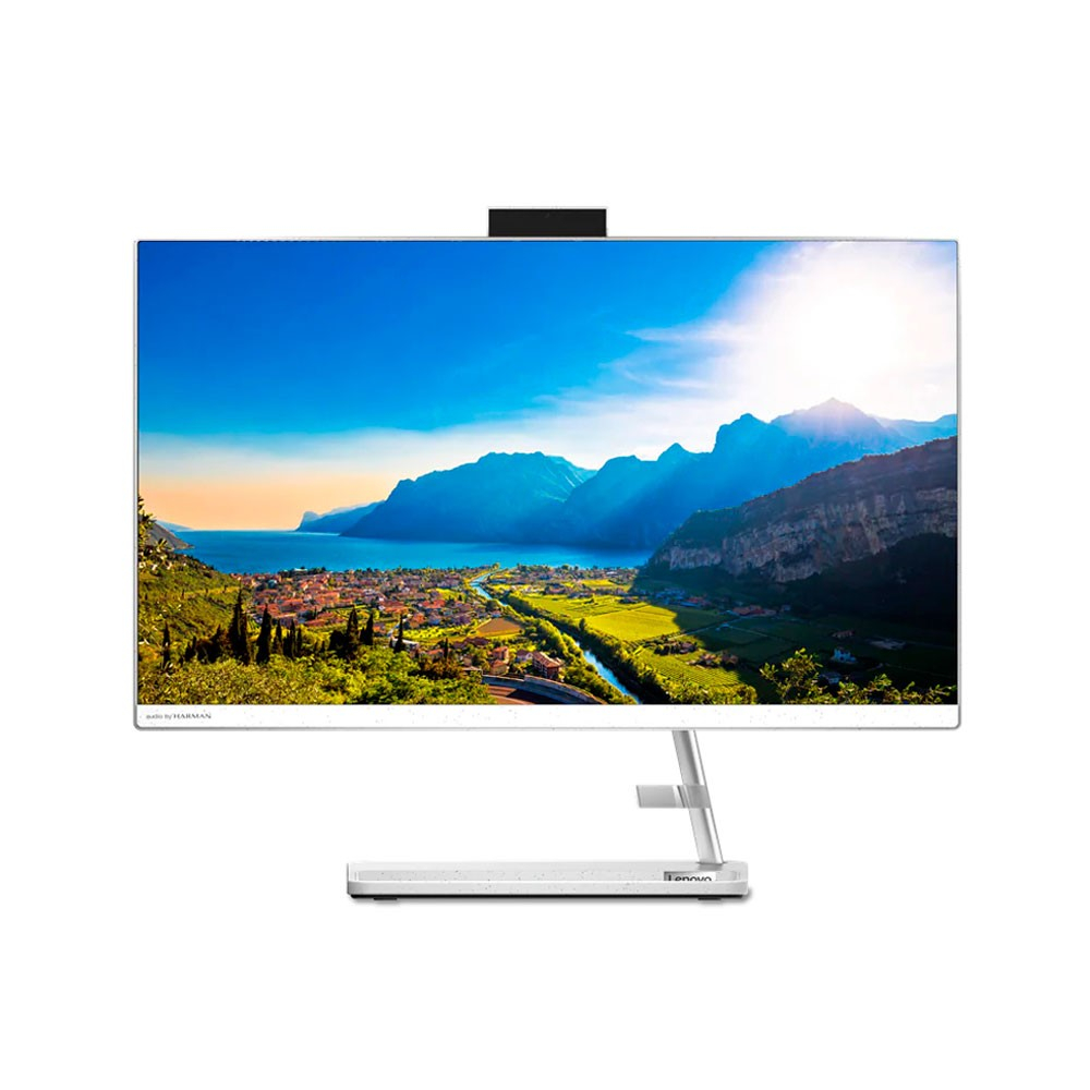 Todo en uno Lenovo IC 3 24ITL6 Intel Core i5 1135G7 23,8" Pulgadas FHD Memoria 4GB Estado Solido 256GB Linux Color Blanco