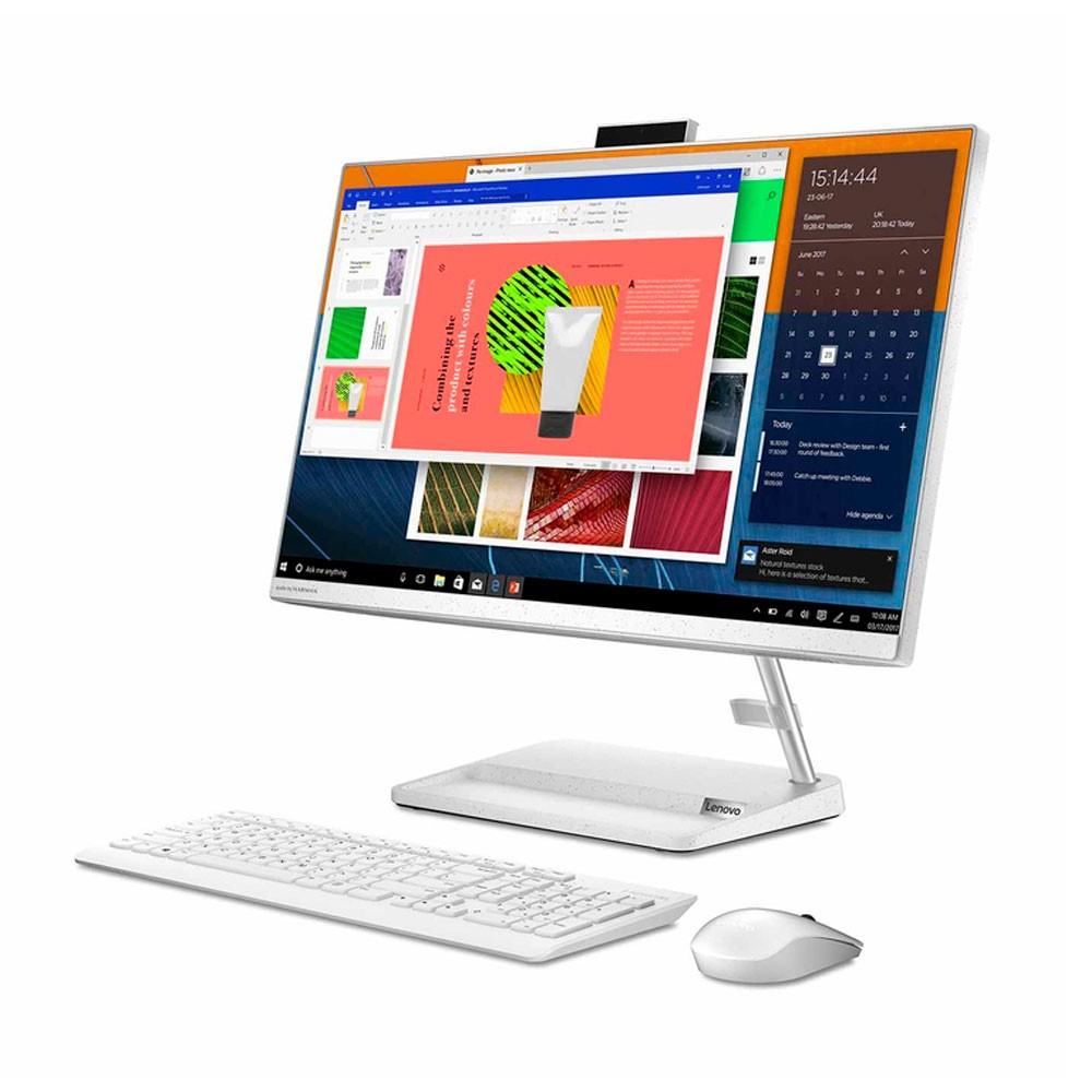 Todo en uno Lenovo IC 3 24IAP7 Intel Core i5 12450H 23,8" Pulgadas FHD Memoria 8GB Estado Solido 512GB Windows 11 Home Color Blanco - Image 3