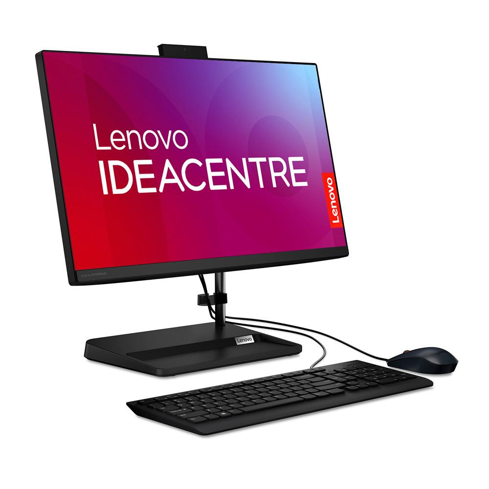 Todo en uno Lenovo IC 3 24IAP7 Intel Core i3 1215U 23,8" Pulgadas FHD Memoria 8GB Estado Solido 512GB Linux Color Negro