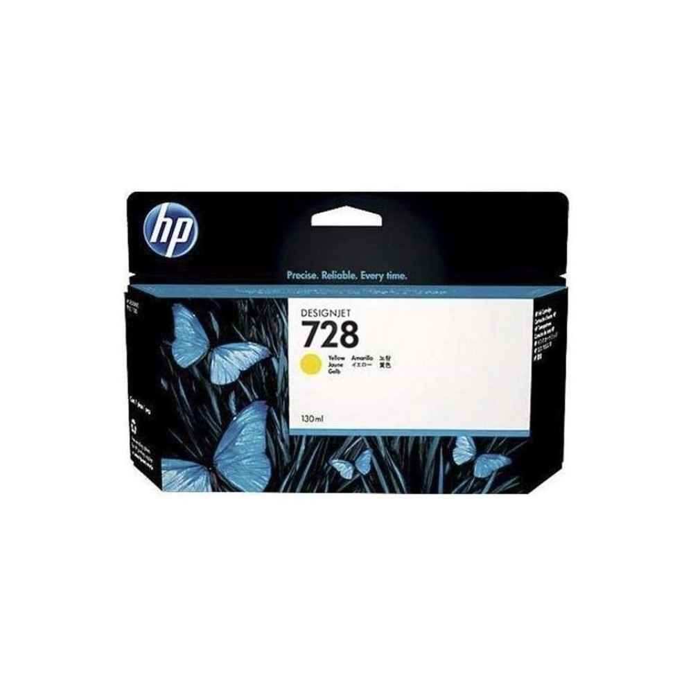 Cartucho de tinta HP DesignJet 728 amarillo de 130 ml
