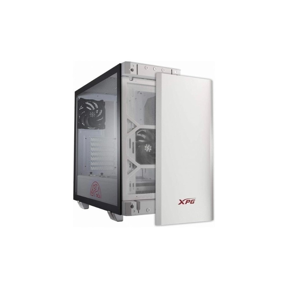 Chasis gamer XPG by ADATA INVADER Blanco / Vidrio templado X1 / 2 Fan cooler - Image 2