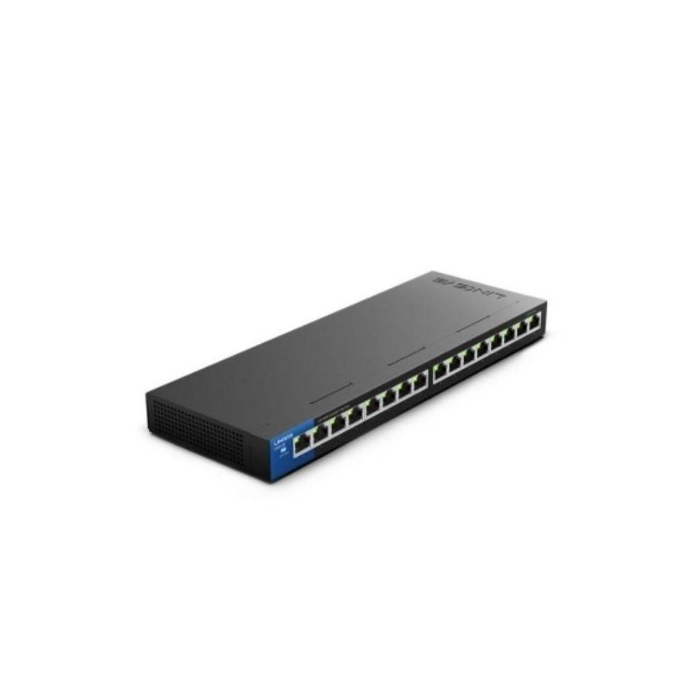 Switch 16 puertos Gigabit Ethernet (10/100,1000) de escritorio para empresas - No Administrable