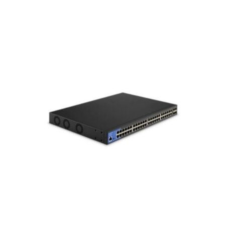 Switch Linksys  LGS352MPC Gigabit PoE + administrado de 48 puertos Gigabit + 4  10G SFP  740 W, 512 MB, 256 VLAN activas (rango de 4096) ,Garantía de 5 años