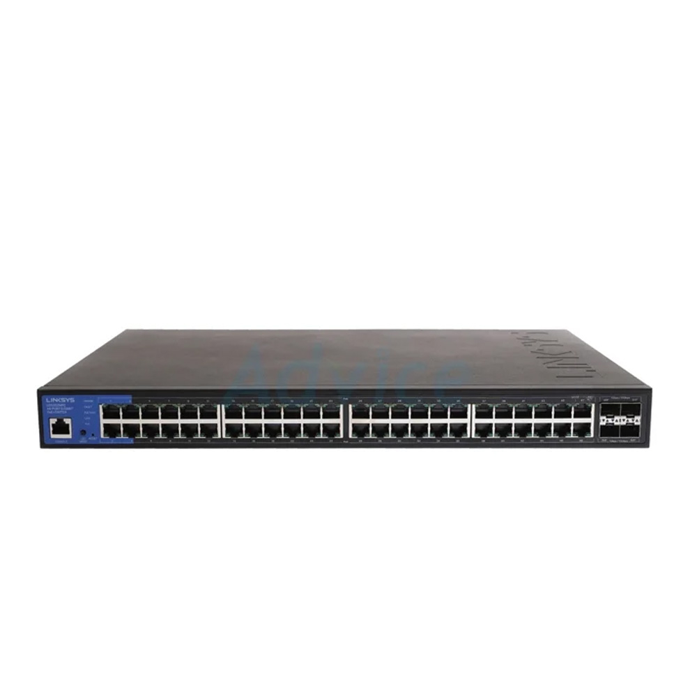 Switch Linksys LGS352MPC Gigabit PoE + administrado de 48 puertos Gigabit + 4 10G SFP 740 W, 512 MB, 256 VLAN activas (rango de 4096) ,Garantía de 5 años - Image 2