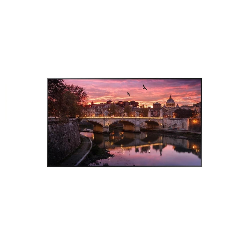 Monitor industrial QB85R,Tamaño: 85",Resolución 3840X2160 (16:9) 4K,Brillo 3500nit, Contraste: 4000:1,Características: uso 16 horas/día, altavoces 10Wx2 , WiFi, 8GB almacenamiento, conectividad HDMI 2.0 (3), HDCP2.2 ,USB 2.0x2,garantia 3 años.