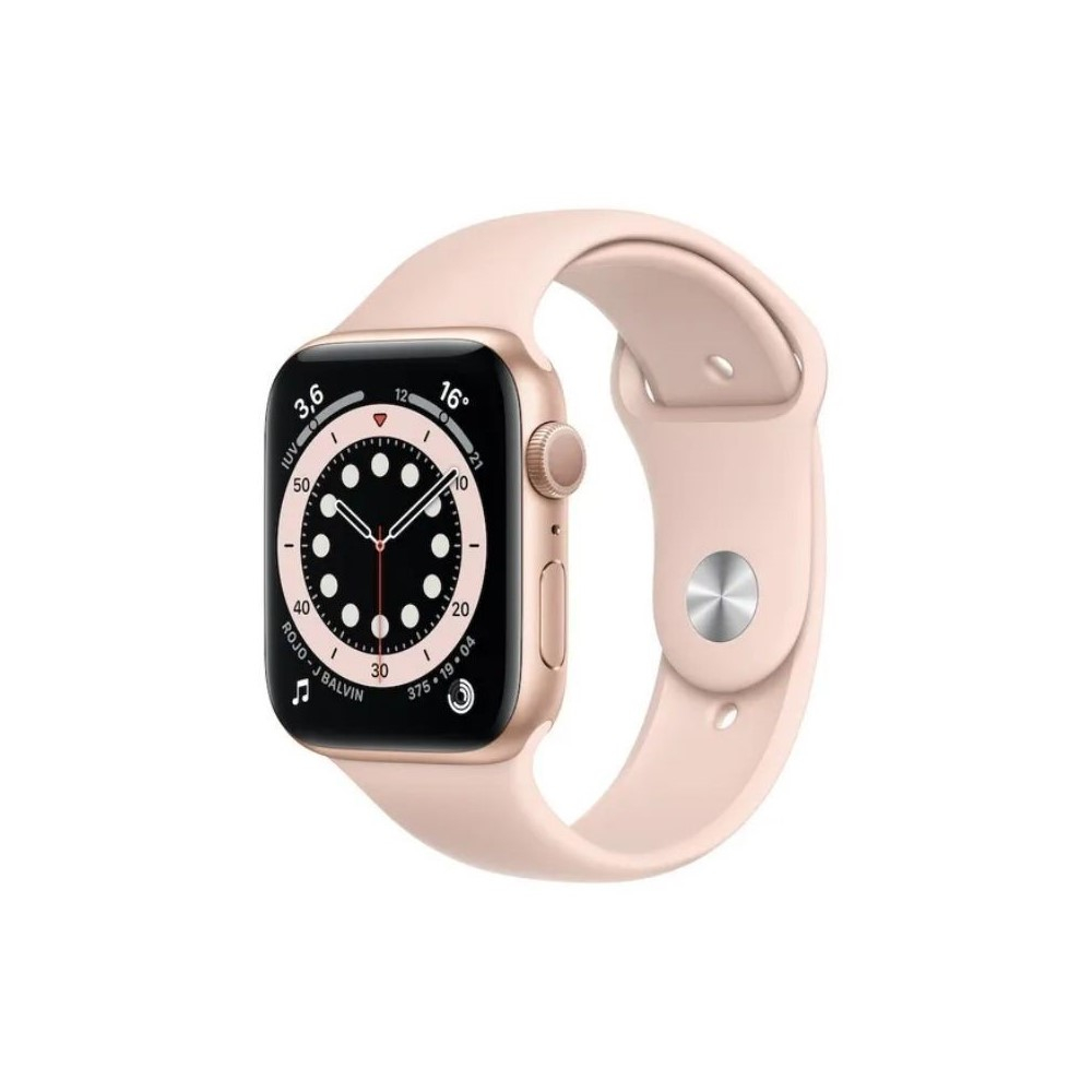 Apple Watch Series 6 GPS, 44mm Gold Aluminium Case with Pink Sand Sport Band