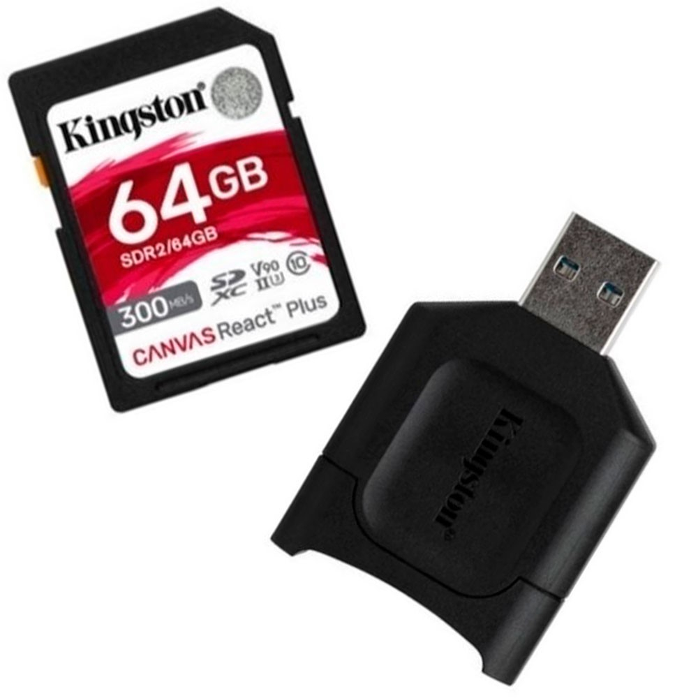 Micro sd kingston React Plus más lector MobileLite Plus UHS-I 64GB - Image 2