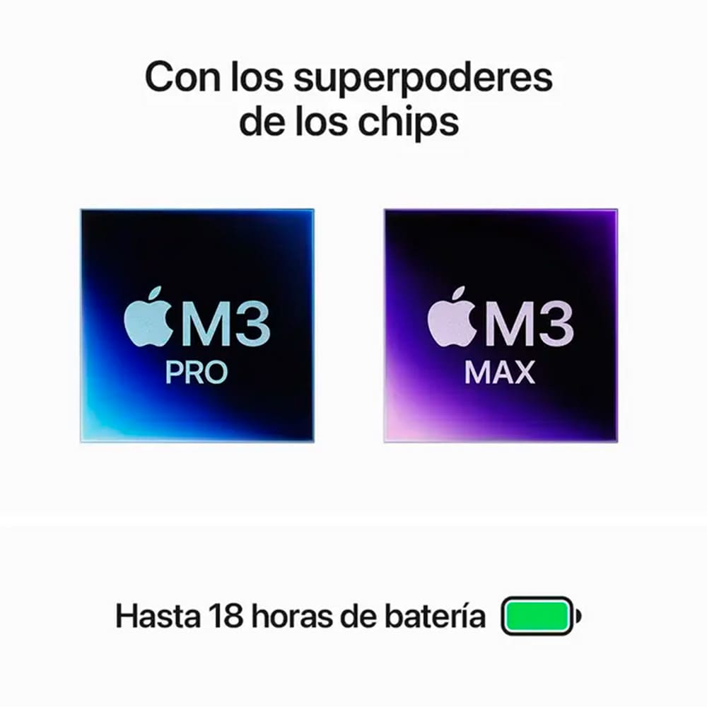 MacBook Pro de 14 pulgadas: Chip M3 Pro de Apple con CPU de 11 núcleos y GPU de 14 núcleos, 512 GB SSD - Negro espacial - Image 4