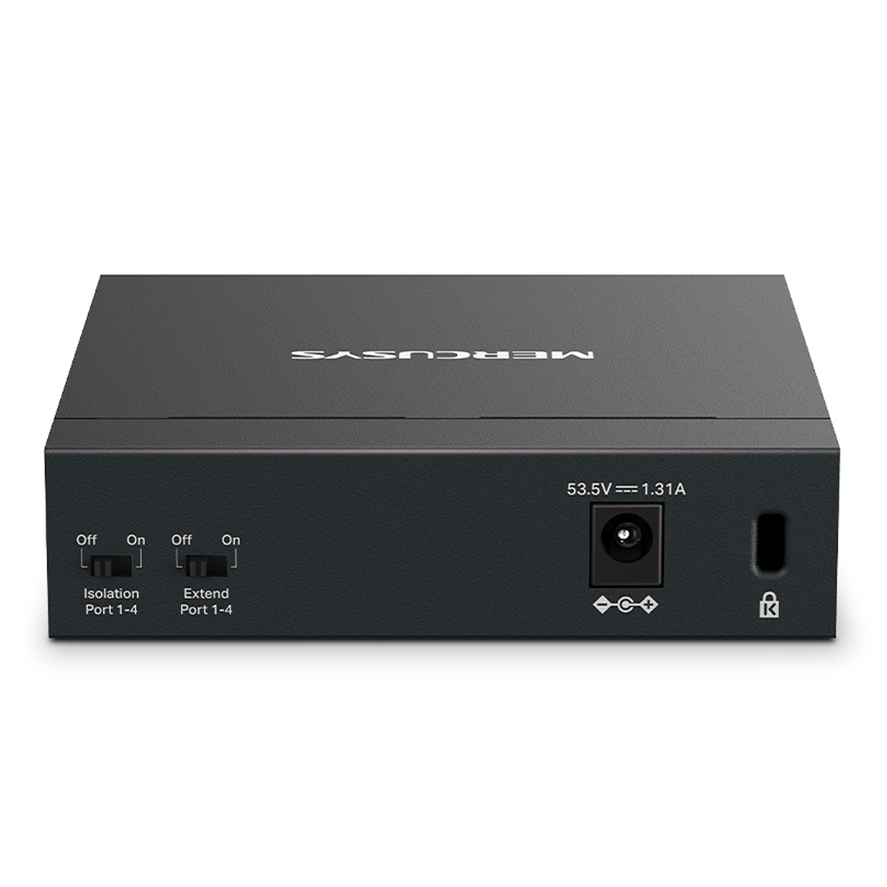 Switch no administrables MERCUSYS 5-Port Gigabit Desktop Switch with 4-Port PoE+ - Image 3
