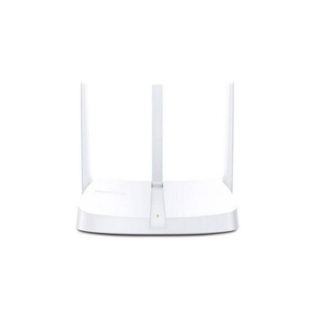 Router Mercusys  Inalambrico 300Mbps 1 WAN 10 / 100M + 3 LAN 10 / 100M, 3 antenas fijas