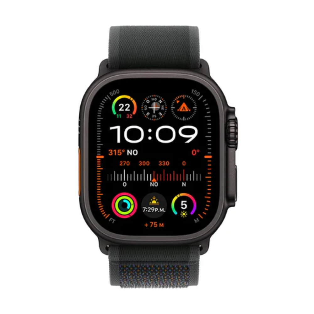 Apple Watch Ultra 2 GPS + Cellular 49mm Black Titanium Case with Black Trail Loop - S/M - Image 2
