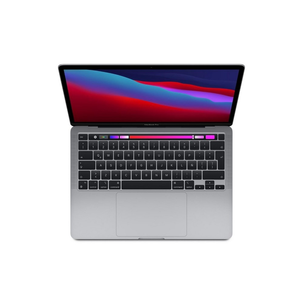 MacBook Pro de 13 pulgadas: Chip M1 de Apple con CPU de ocho núcleos y GPU de ocho núcleos, 8GB RAM - 256 GB SSD - Gris espacial