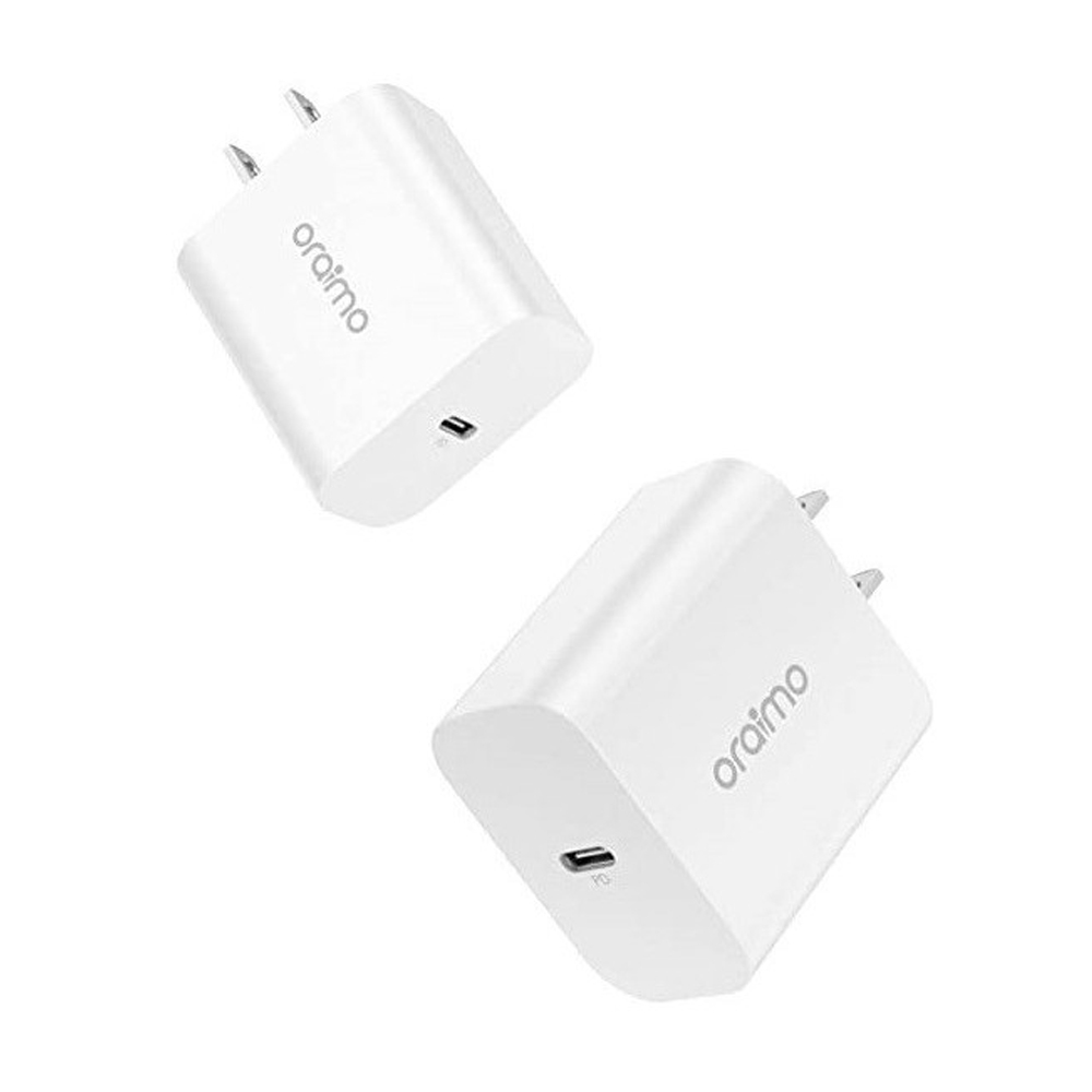 Cargador oraimo carga rapida 20w blanco - Image 2