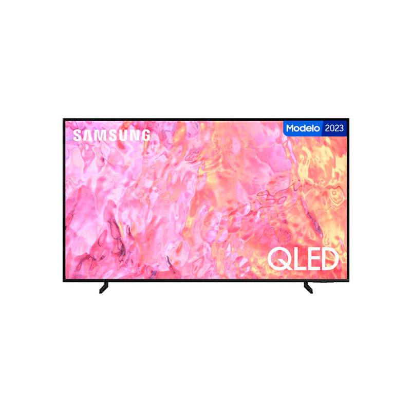 Televisor Samsung FLAT QLED Smart TV 55 pulgadas, UHD 4K /3,840 x 2,160 / DVB-T2 / Procesador Quantum Bluetooth / Dual Led / asistente de voz / modo ambiente/ Modo Juego/ HDMI x 3 / USB x 2 /LAN/ abre y edita archivos de Office/ Control Solar/Garantía 1 año