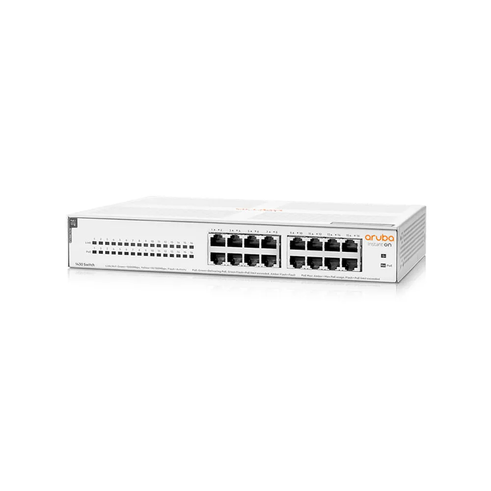 Switch ARUBA Instant On 1430 16G Class4 PoE 124W Switch