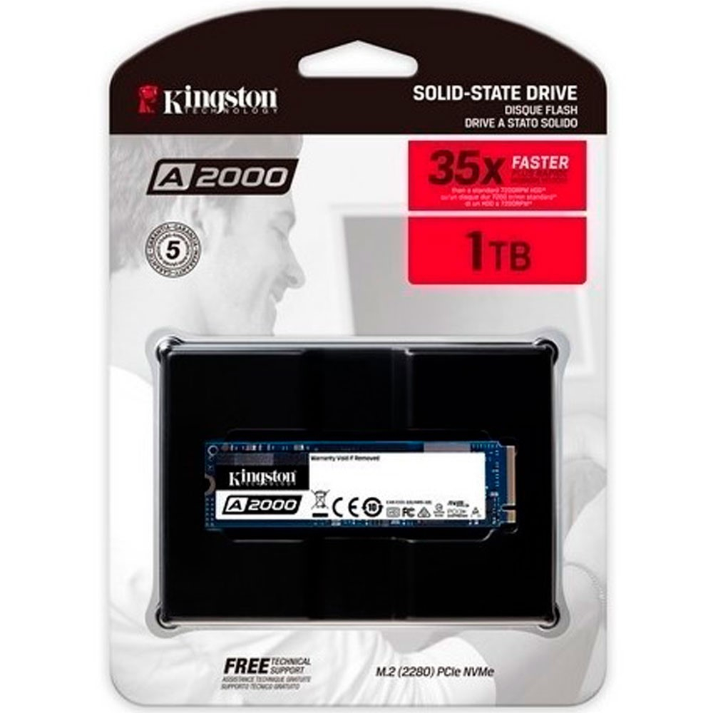 Unidad de estado solido ssd kingston A2000 1TB M.2 PCIe NVMe - Image 3