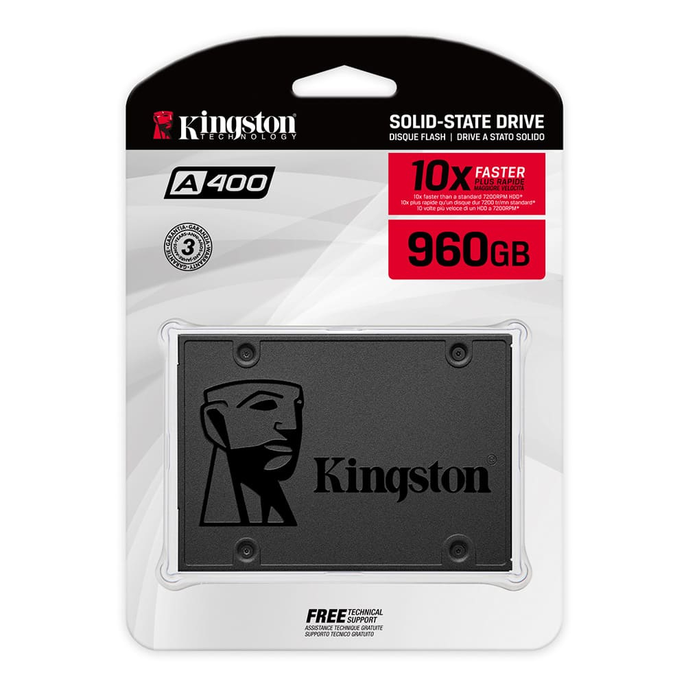 Unidad de estado solido ssd kingston A400 960GB 2.5