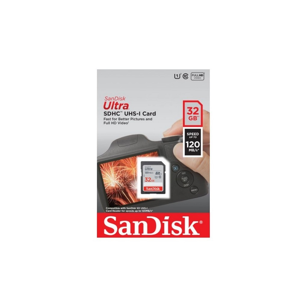 Tarjeta SD SanDisk Ultra SDHC/SDXC UHS-I 32GB 120Mb/s C10 U1 - Image 3