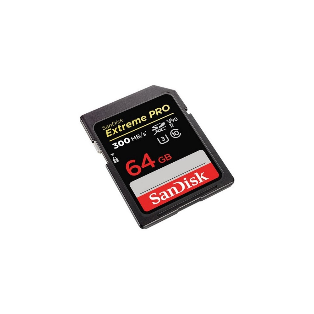 Tarjeta SD SanDisk Extreme PRO UHS-II 64GB hasta 300 MB/s de lectura y hasta 260MB/s de escritura C10, U3,V90 - Image 2