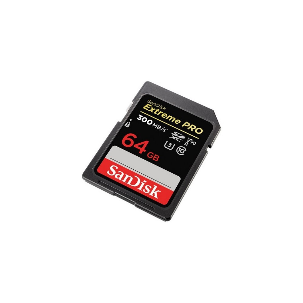 Tarjeta SD SanDisk Extreme PRO UHS-II 64GB hasta 300 MB/s de lectura y hasta 260MB/s de escritura C10, U3,V90 - Image 3