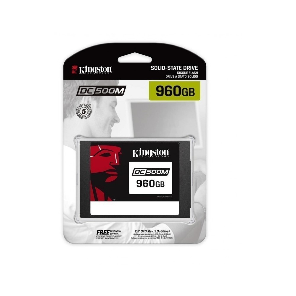 Unidad de estado solido Kingston SEDC500M/960G 960GB