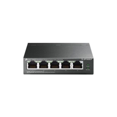 Switch TPLINK NO administrable 5 Puertos 10/100 4 Puertos POE
