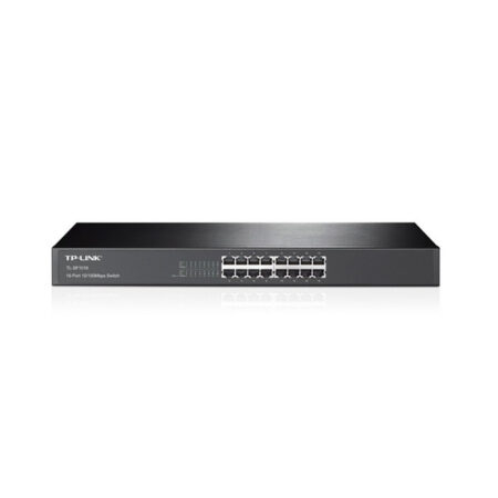 Switch TP-LINK NO administrable 16 puertos 10/100Mbps para montaje en rack