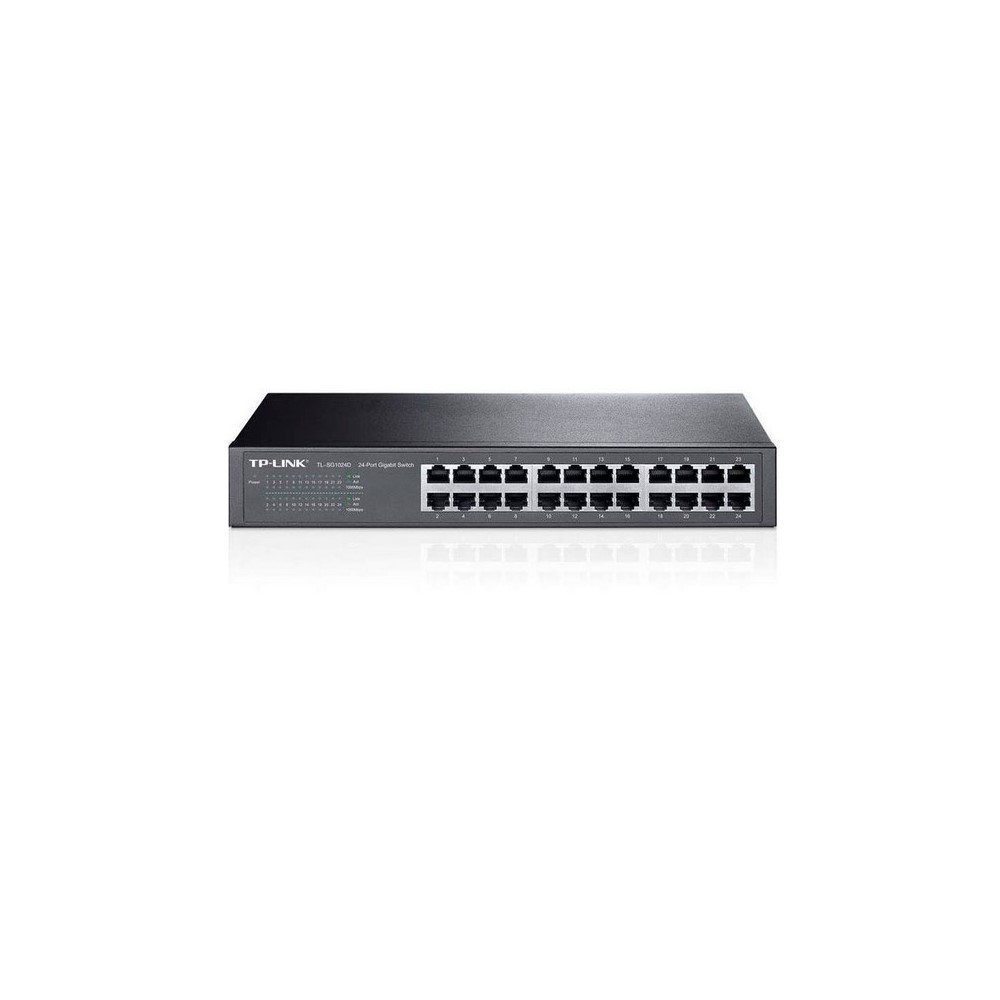Switch TP-LINK NO administrable Gigabit 24 puertos montaje en escritorio / rack