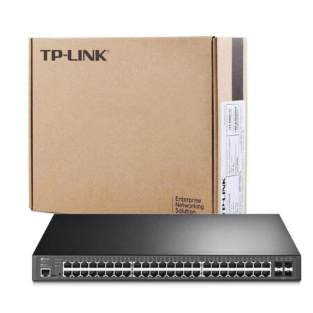 Switch TPLINK Administrable 24 Puertos Giga 24 Puertos POE L2 4 Ranuras SFP