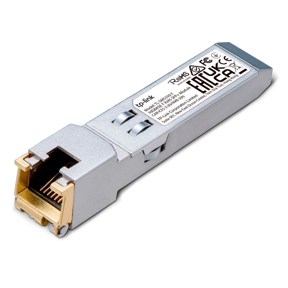 Módulo 10G BASE-T RJ45 SFP+SPEC: Transceiver de cobre RJ45 de 10Gbps, Plug and Play con ranura SFP+, soporta DDM (temperatura y voltaje), hasta 30 m de distancia (Cat6a o superior)