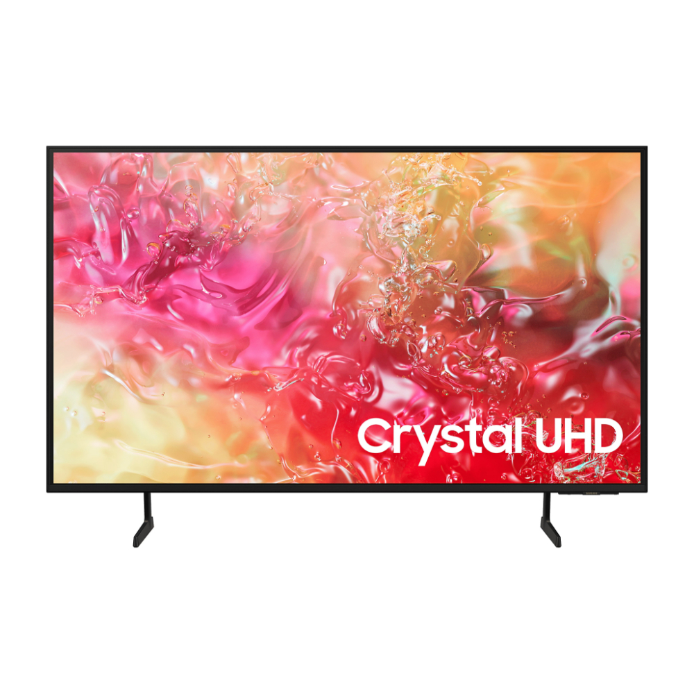 Televisor Samsung FLAT LED Smart TV 43 pulgadas Crystal UHD 4K /3,840 x 2,160 /HDR / DVB-T2 /LAN /WIFI 5 / Bluetooth 5.2 / Google Meet / AirPlay 2 /modo ambiente/ Modo Juego/ HDMI x 3/ USB x1 /abre y edita archivos de Office/ Garantía 1 año, Ficha técnica completa en www.samsung.com.co