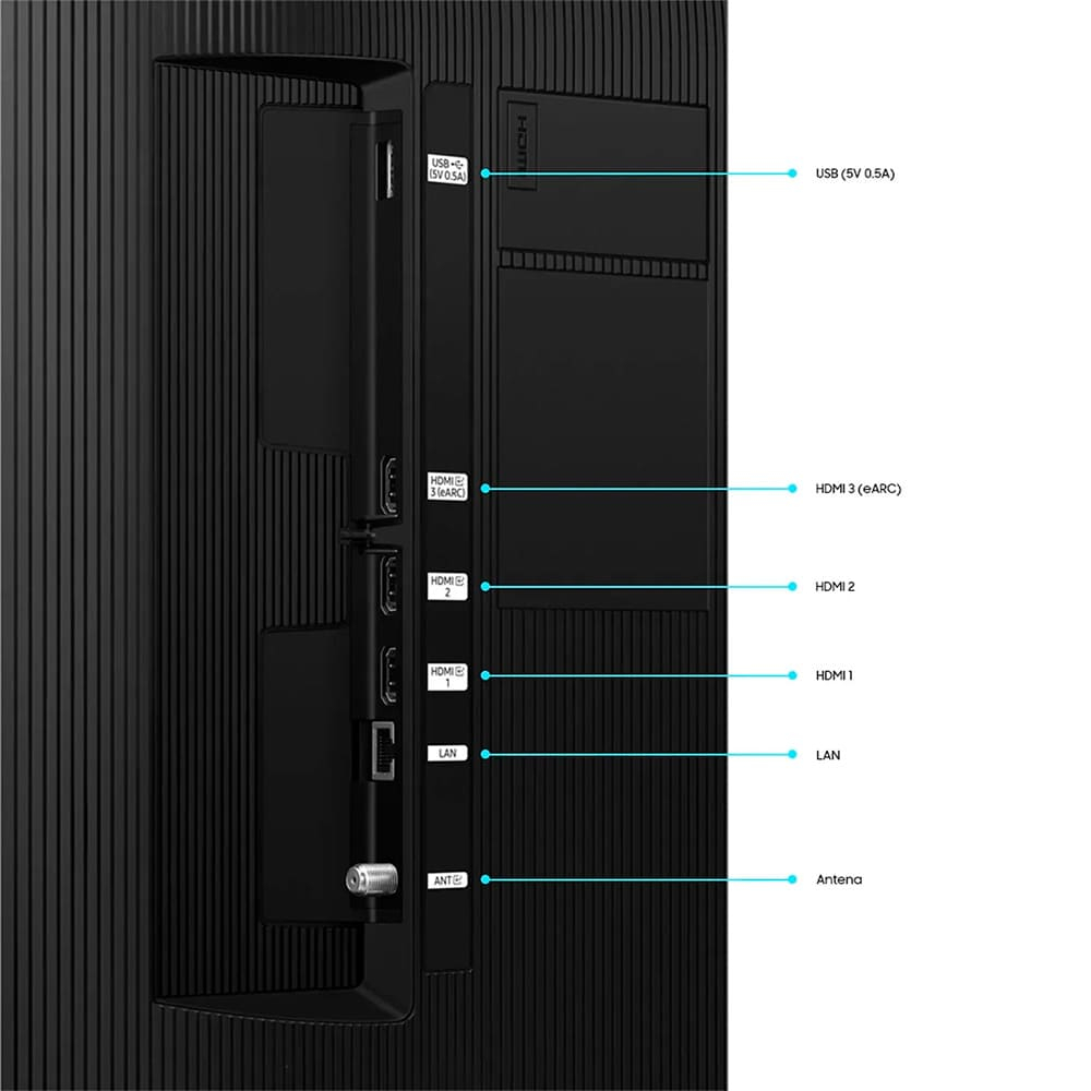 Televisor Samsung FLAT LED Smart TV 50 pulgadas Crystal UHD 4K /3,840 x 2,160, AI, /HDR / DVB-T2 /LAN /WIFI 5 / Bluetooth 5.2 / Google Meet / AirPlay 2 /modo ambiente/ Modo Juego/ HDMI x 3/ USB x1 /abre y edita archivos de Office/ Garantía 1 año, Ficha técnica completa en www.samsung.com.co - Image 4