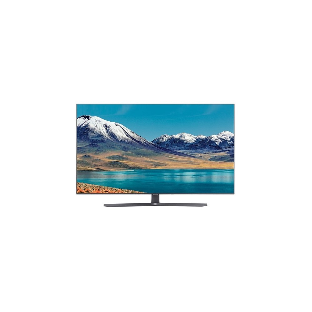 Televisor Samsung FLAT LED Smart TV 55 pulgadas Crystal UHD 4K /3,840 x 2,160 / DVB-T2 / Bluetooth/ AirPlay 2 / Bixby desde el control /modo ambiente/ Modo Juego/ HDMI x 3/ USB x2 /abre y edita archivos de Office/ Comparte contenido en un toque/Garantía 1 año