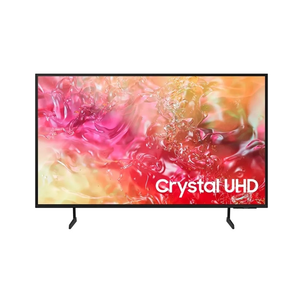 Televisor Samsung FLAT LED Smart TV 70 pulgadas Crystal UHD 4K /3,840 x 2,160 /HDR / DVB-T2 /LAN /WIFI 5 / Bluetooth 5.2 / Google Meet / AirPlay 2 /modo ambiente/ Modo Juego/ HDMI x 3/ USB x1 /abre y edita archivos de Office/ Garantía 1 año, Ficha técnica completa en www.samsung.com.co
