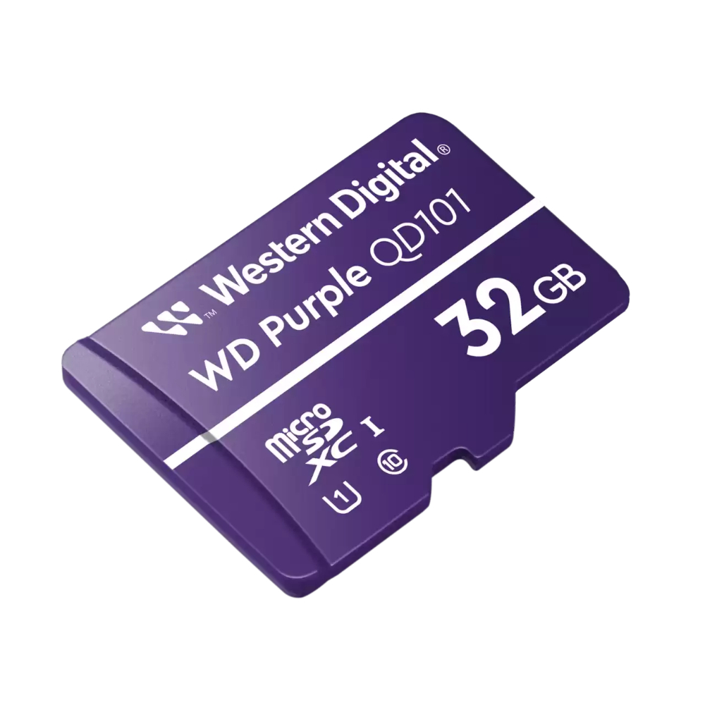 Tarjeta microSD Western Digital Purple 32GB para cámaras de seguridad grabación 24/7 - Image 2