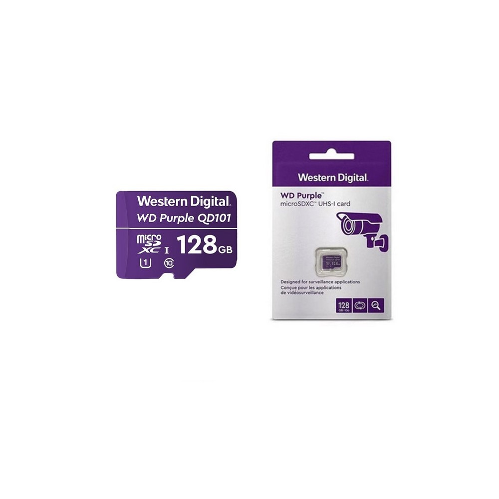 Tarjeta microSD Western Digital Purple 128GB para cámaras de seguridad grabación 24/7 - Image 3