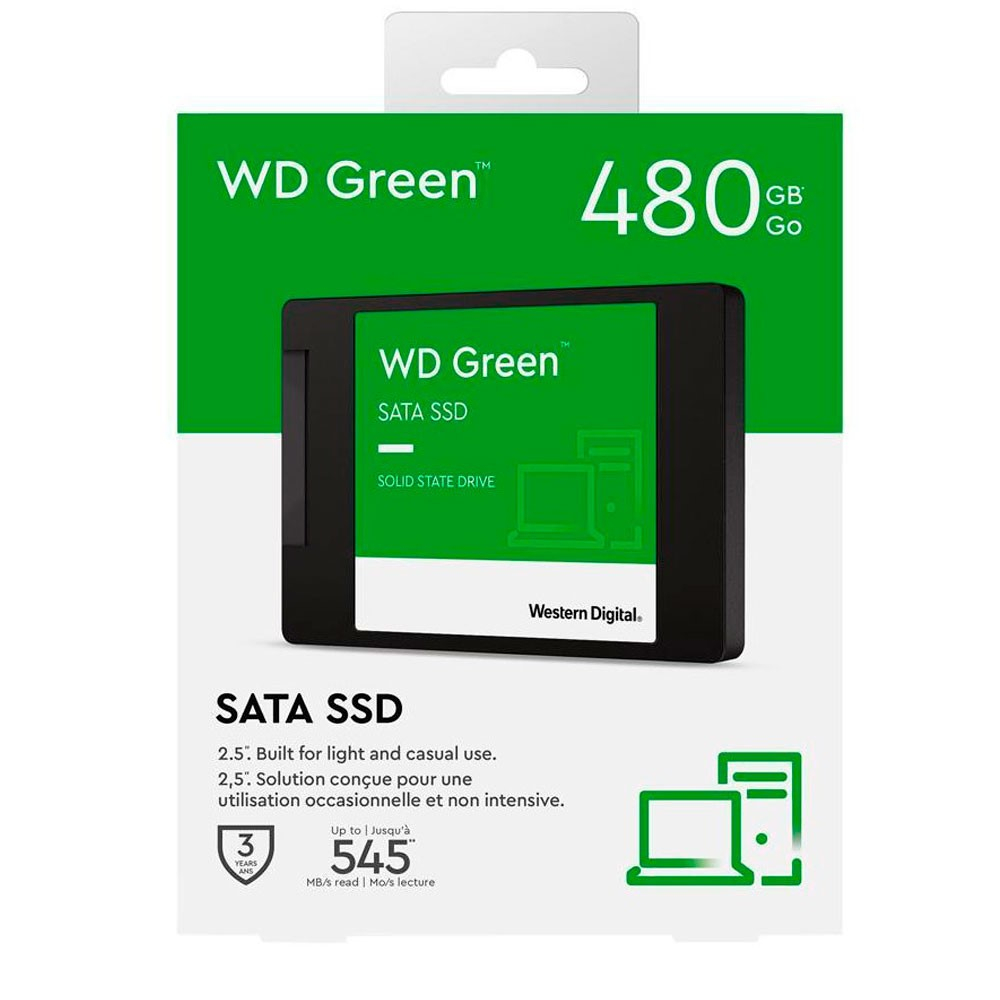 Unidad de estado sólido SSD Western Digital Green 480GB SATA III 2.5