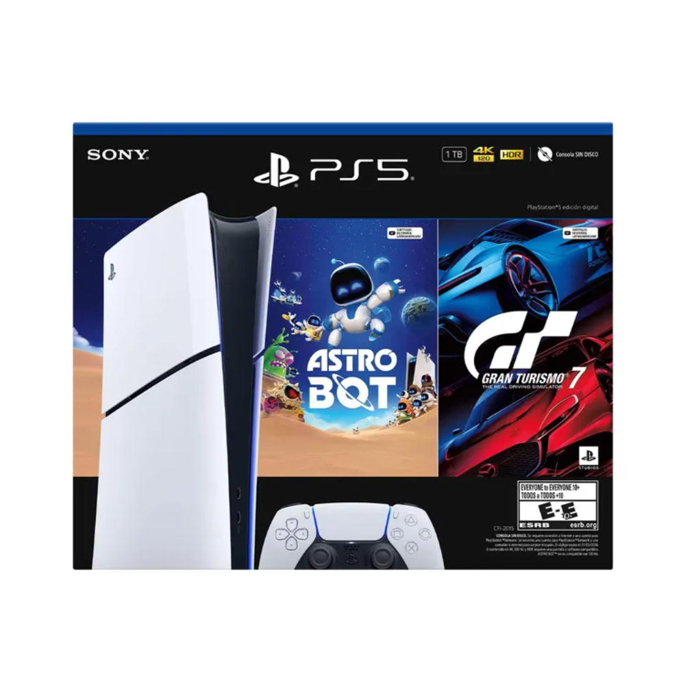 PS5 HW 2015 Bundle Latam Digital GT7 (voucher) + Astro Bot (voucher) - Image 2