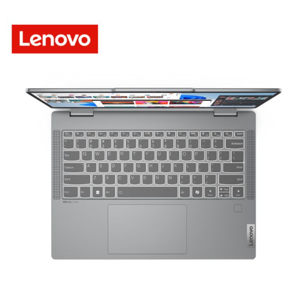 Portátil Lenovo IdeaPad 5 2-in-1 14AHP9 AMD Ryzen 7 8845HS 14 Pulgadas WUXGA Touch Memoria 16GB Estado Solido 512GB Freedos con Lector de Huella Color Gris incluye Lapiz Lenovo Digital Pen 2 without Battery - Image 2
