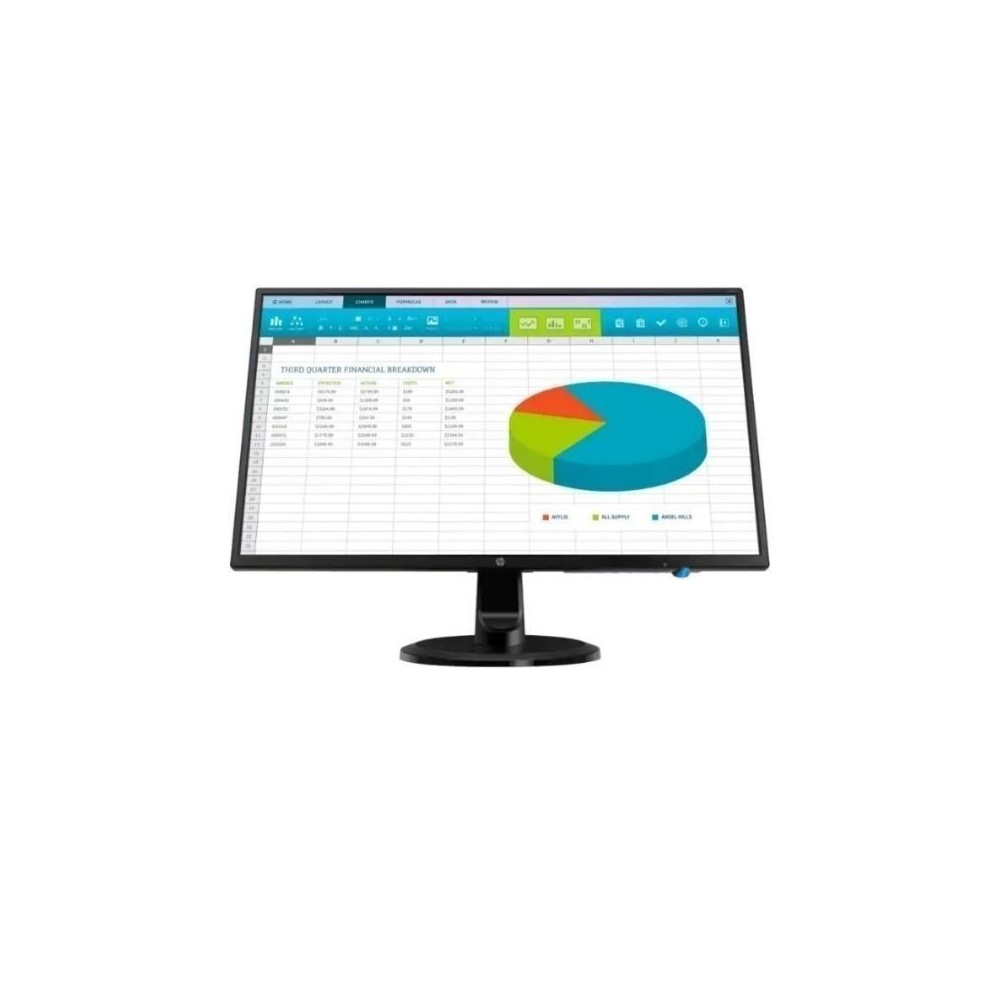 MONITOR HP N246v Monitor puertos HDMI, DVI y VGA 1 año de garantía limitada ,IPS con retroiluminación LED