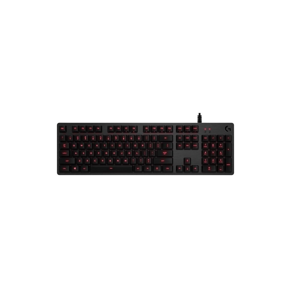 TECLADO G413 CARBON Logitech Gaming Español Alámbrico USB Mecánico Compatible Win Retroiluminado G HUB Aleación de Aluminio Garantía 2Años-NEGRO - Image 2