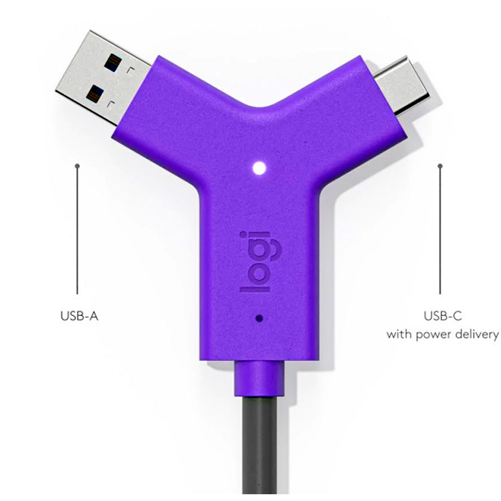 Cable LOGITECH SWYTCH USB tipo A y tipo C - Image 3