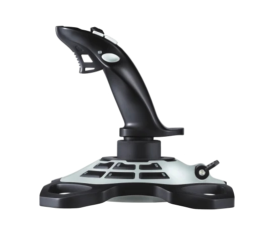 JOYSTICK EXTREME 3D PRO Logitech Gaming USB Compatible PC 12 Botones Programables Garantía 3Años-NEGRO-SILVER